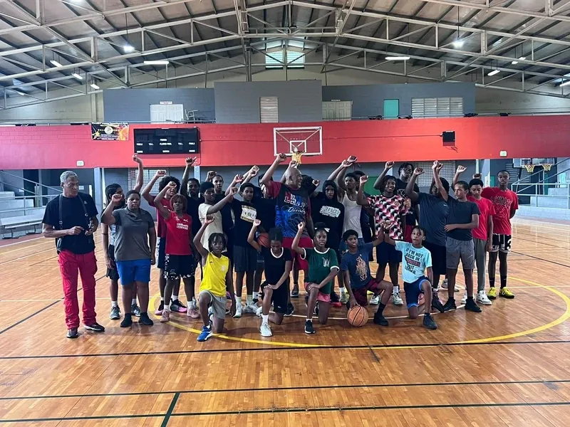 Youth basketball camp celebration | Cory McGee